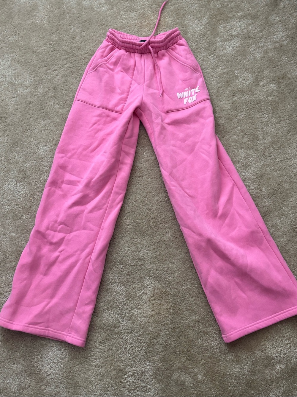 White Fox Sweatpants - XXS - Excellent condition!